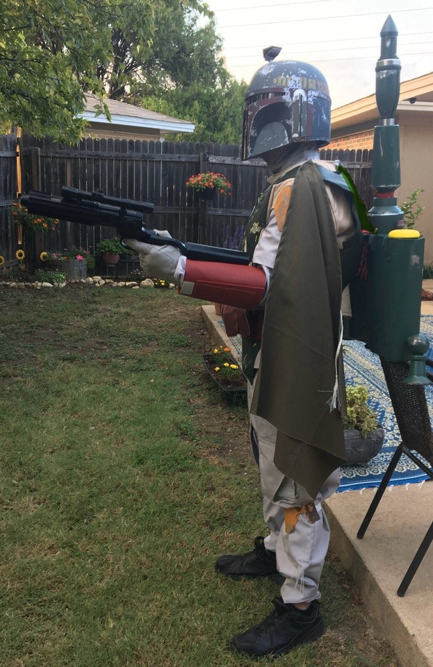 BOBA FETT DELUXE LARGE ADULT COSTUME Mens Star Wars Cosplay Teen 810693