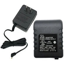 Genuine SIL AC/DC Adapter 7.5V 700mA Class 2 Power Supply Transformer 
