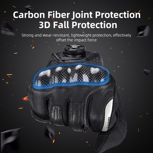 Motorcycle Gloves ATV Motocross Knob Locking Full Finger Gloves Motorbike Gloves - Bild 5 von 15