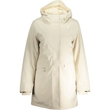 K-way Beige Polyester Jackets & Coat