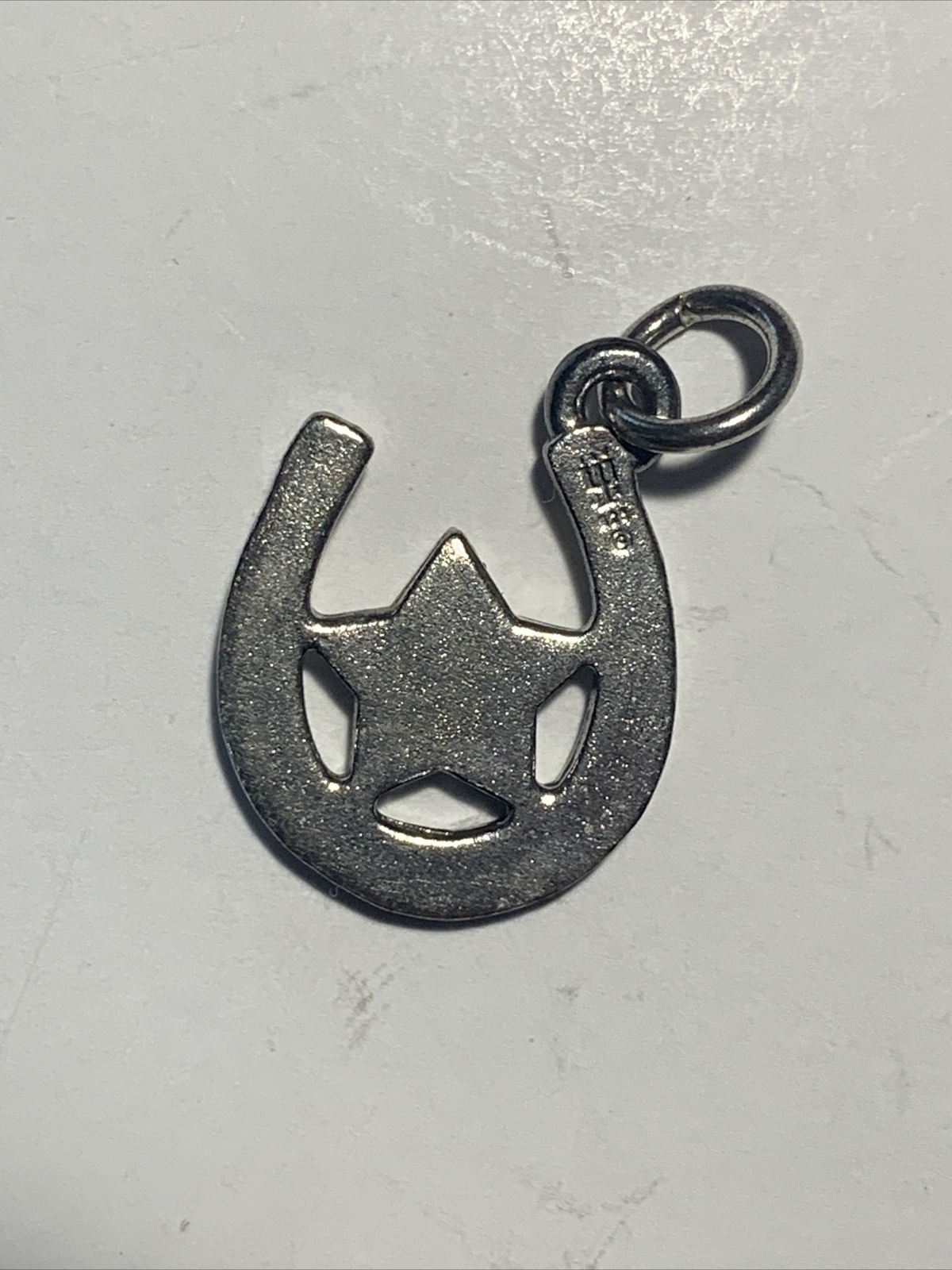 James Avery Retired Lucky Horseshoe Charm Gem