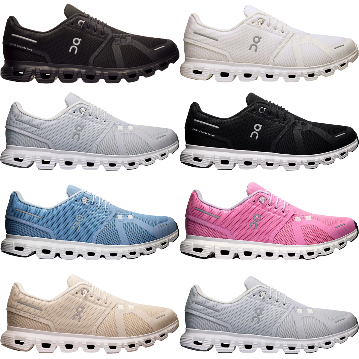 On Cloud 6 Women Running Shoes US Size 6-11 New Colors New in Box