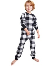 Family PJ's Toddler Little  Big Kids 1-Pc. Family PJ's Buffalo Check, 10-12 