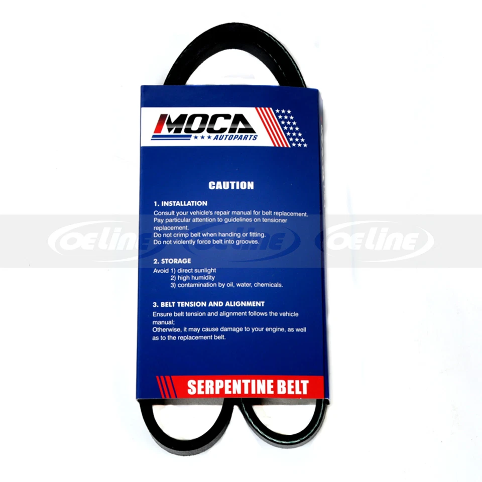 EPDM 2 piezas Alternador-CA-Dirección asistida para Subaru Forester 2,5 L Serpentine Belt Foto 2 de 4