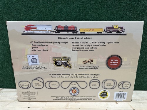 Bachmann Canyon Chief Santa Fe Diesel Train Set Untested READ - Picture 2 of 2