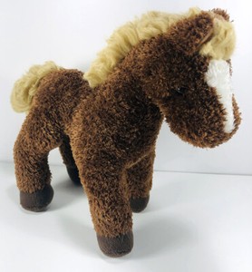 Douglas Plush Horse Pony Brown Tan Mane Stuffed Animal #1787B 2013 Standing | eBay