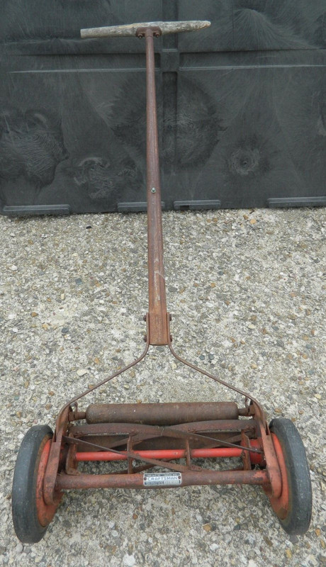 VTG CRAFTSMAN Manual Push Mower Reel Type (123.8172) "Yard Man" GUC*No Shipping!
