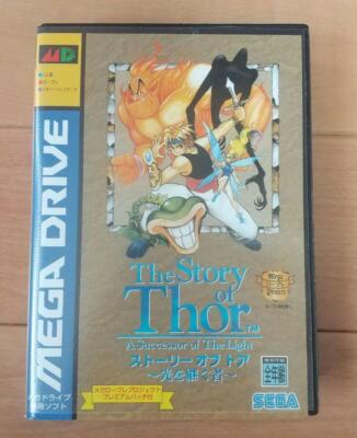 The Story of Thor Sega Mega Drive MD Genesis Boxed Manual Japan import 1994