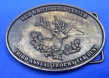 NRA Whittington Center 3Rd Annual Trophy Elk Hunt - Gun Hunters Belt Buckle