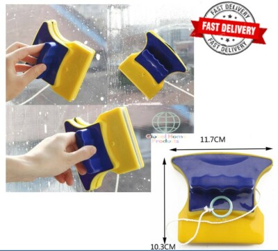 Glasreinigungswischer doppelseitig Fenster Magic Cleaner mit Schnur