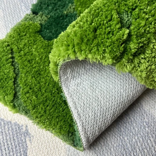 Moss Shag Area Rug for Bedroom Living Room Floor Mats Non-slip Thick Washable - Picture 41 of 44