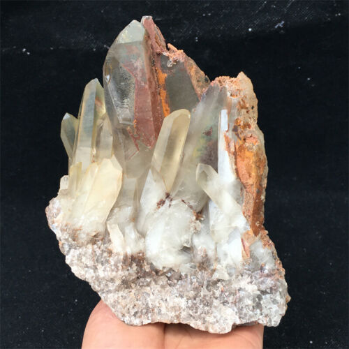 4 lb en grappe quartz citrine fumée naturelle spécimen minéral cristal TD360-BAA-5 - Photo 1 sur 10