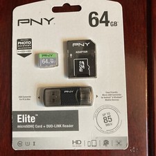 PNY MicroSDHC Card  Duo-Link Reader