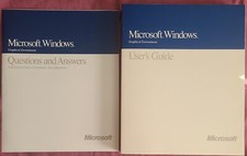 Vintage MICROSOFT Windows User's Guide 1990