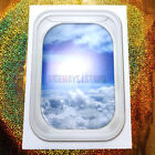 Airplane Window Seat Wall Sticker 13" blue sky cloud set piece skit prop staging