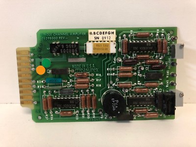GUARANTEED GOOD USED! HONEYWELL MEASUREX SINGLE CHANNEL AMPLIFIER CARD 05298000