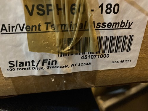 Slant Fin Boiler 451-071-000 Vsph New Vent Term Assembly | eBay