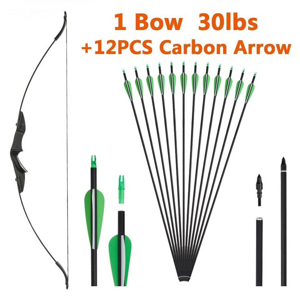 TakeDown Bow Left Right Hand Universal Recurve Bow Archery Sports eBay
