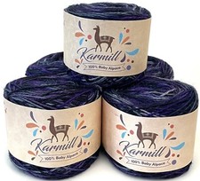 Alpaca Wool SkeinS 100 Baby Alpaca Yarn Lot of 5 Sport Weight Fantasy BA017