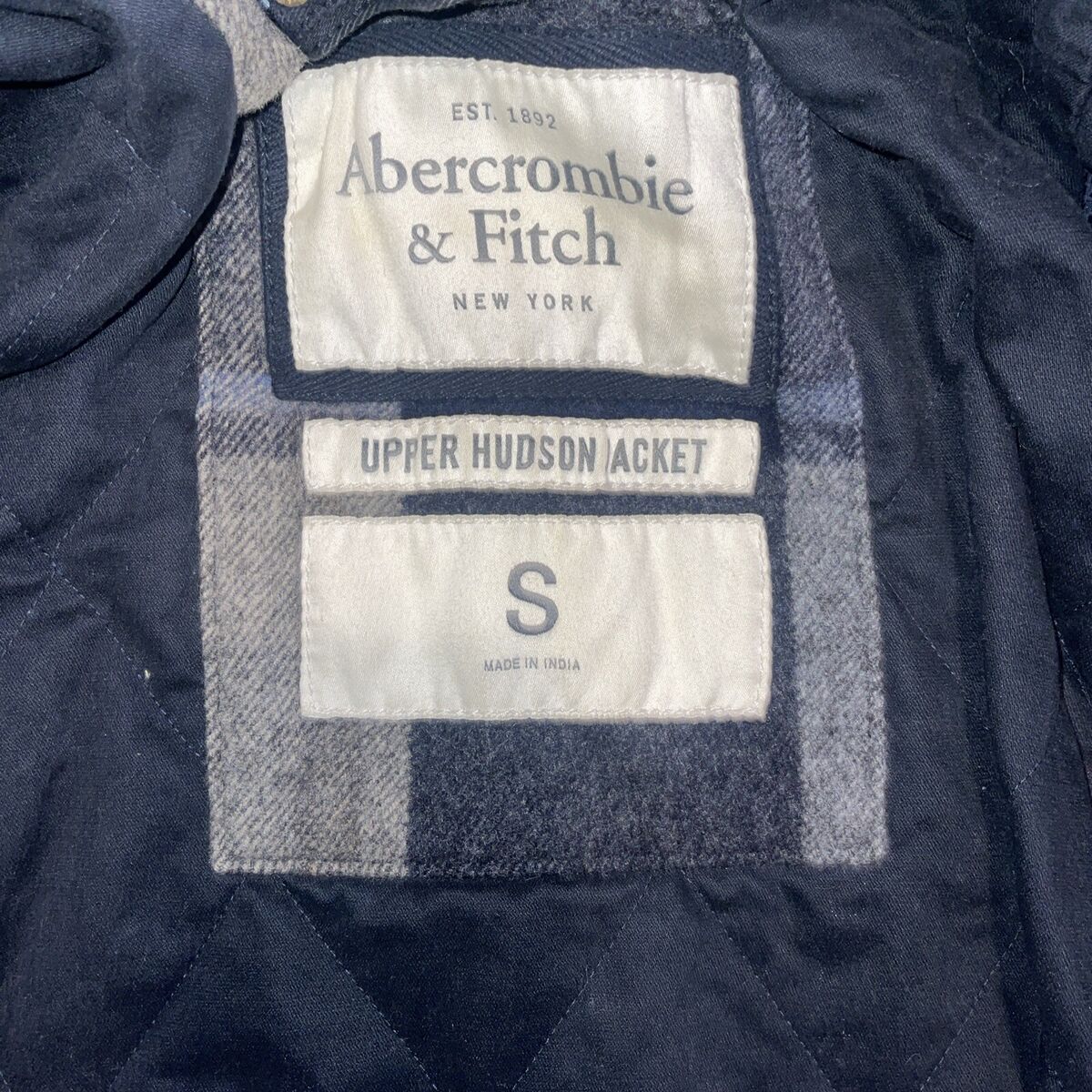 Vintage Abercrombie & Fitch Upper Hudson Plaid Wool Coat Vintage Abercrombie & Fitch Upper Hudson Plaid Wool Coat