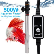 500W LCD Digital Aquarium Heater Submersible Fish Tank Thermostat Anti Explosion