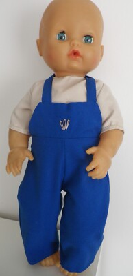 KÄTHE KRUSE : Belle poupée garçon, tête plastique, 45 cm, VEB