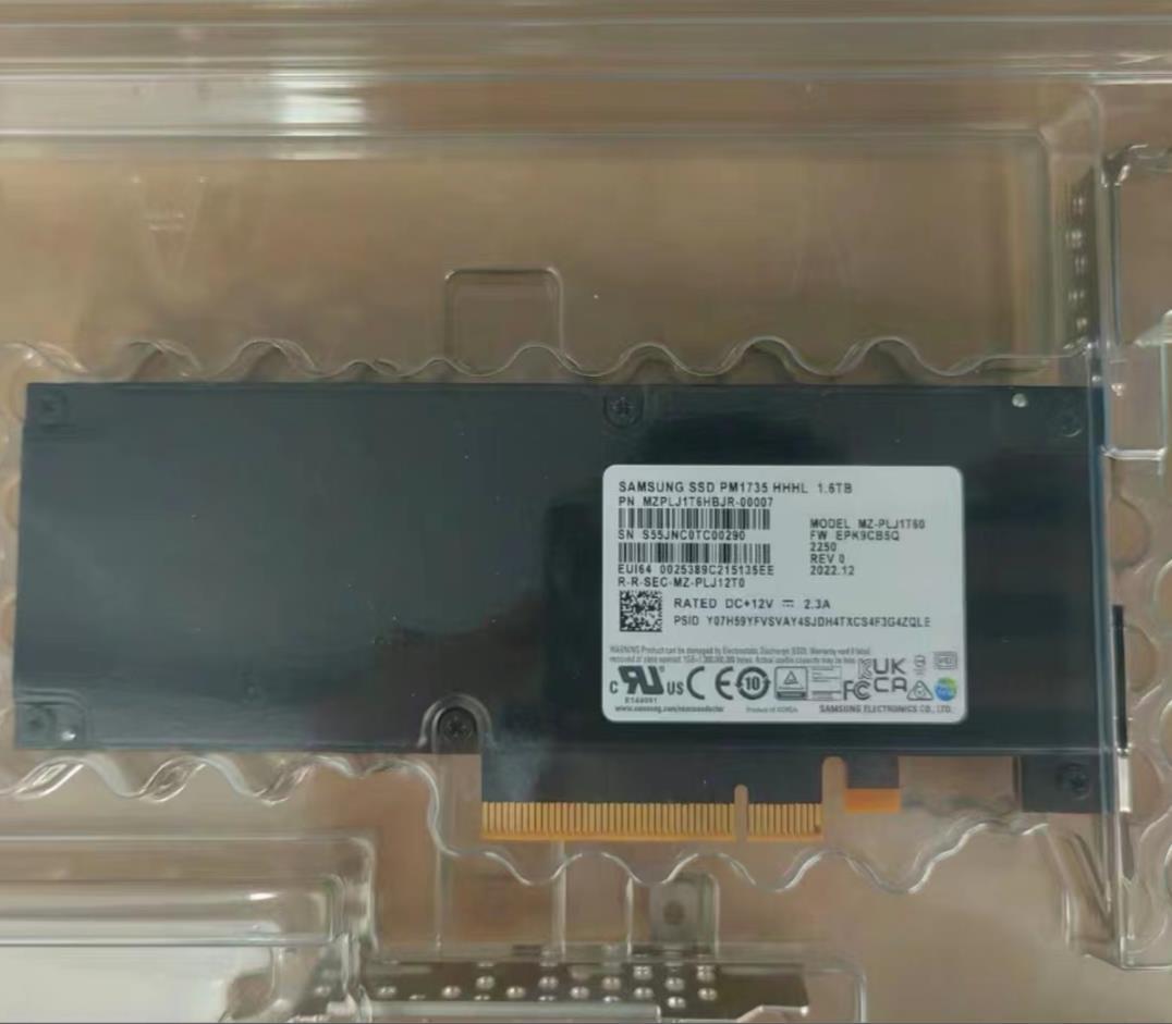 Samsung PM1735 1.6TB SSD HHHL PCIE 4.0 NVME SSD MZPLJ1T6HBJR