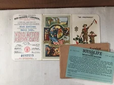 1929 Boy Scout Troop membership card BSA Paperwork