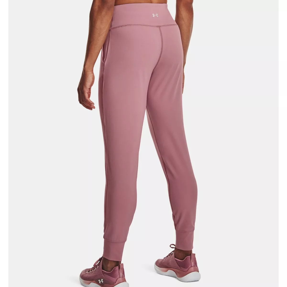 NWT Under Armour Women's UA Meridian Joggers in Pink Elixir Size XS