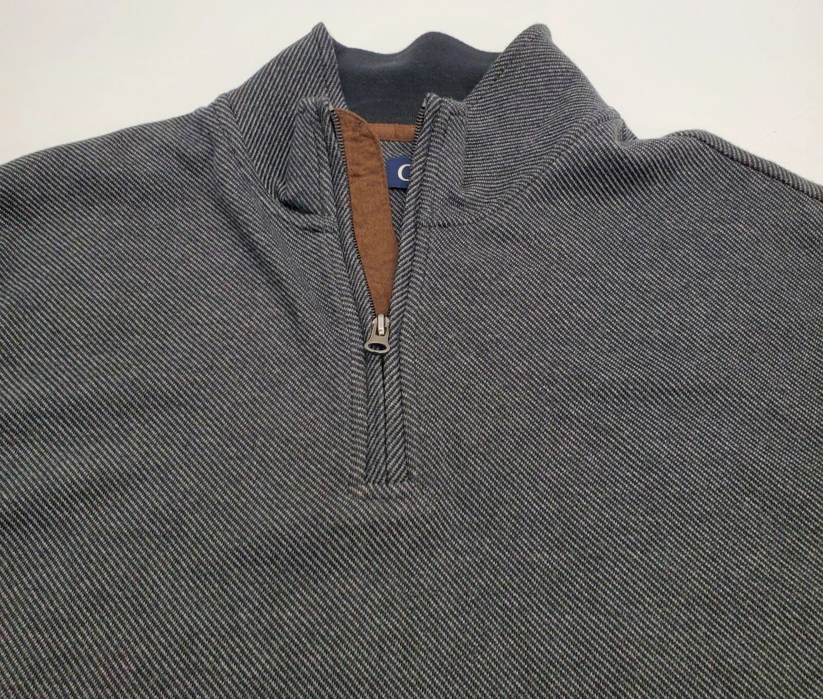 VETEMENTS Chaps Pullover Uomo Felpa Grande Nero Grigio Caldo Zip Invernale