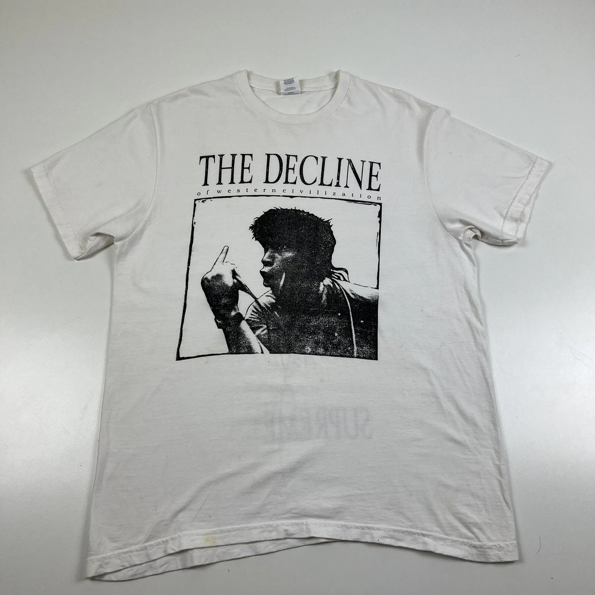 Supreme The Decline Of Western Civilization Men s White T Shirt