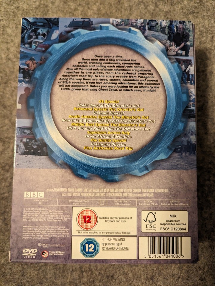 BBC Top Gear The Complete Specials DVD Box Set Like New eBay