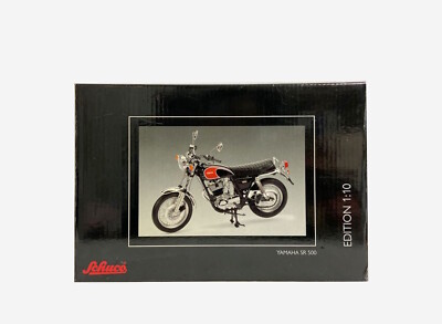 Schuco Maßstab 1:10 Yamaha SR 500 #06650 rot/schwarz Diecast