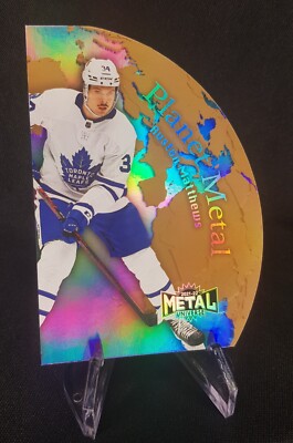 2021-22 Skybox Metal Universe - Auston Matthews - Planet Metal Gold - Lightning