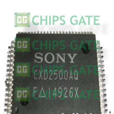 2PCS CXD2500AQ Encapsulation:QFP-80,CD DIGITAL SIGNAL PROCESSOR