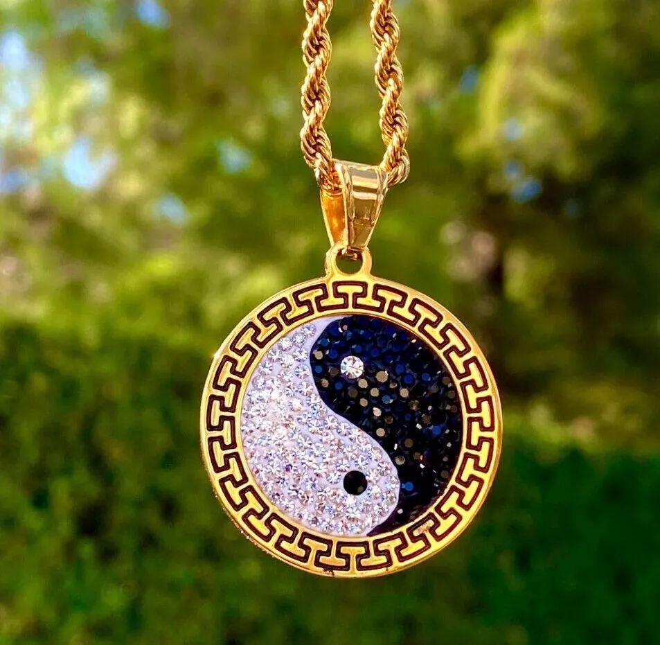 Yin yang necklace best sale ebay