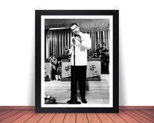 Framed FRANK SINATRA Photo Picture JAZZ BIG BAND Singer Actor 8x10 or 11x14 (W7)