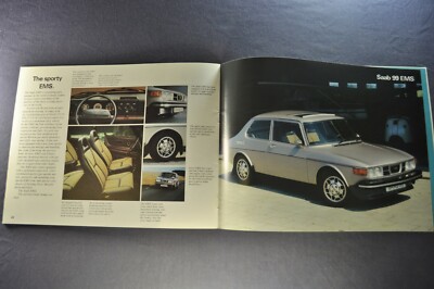 1976 Saab Catalog Brochure 99 EMS GL Sedan WagonBack Excellent