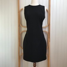 MNG Mango | Size M | Sleeveless Black Knee Length Pencil Dress Lined