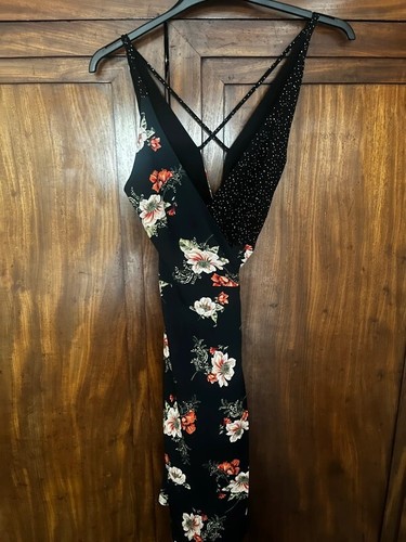Topshop floral + spotty wrap dress. Size 10 - Picture 6 of 6