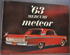 1963 Mercury Meteor Brochure S-33 Hardtop Sedan Cruiser Wagon Excellent Original 1963 Mercury Meteor Brochure S-33 Hardtop Sedan Cruiser Wagon Excellent Original