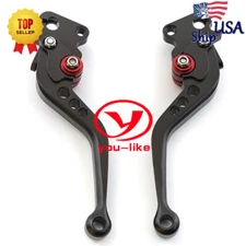 For Suzuki SV650 1999-2009 2008 2007 2006 CNC Black Short Brake Clutch Levers