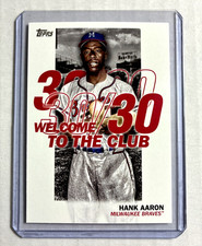 Hank Aaron #WC-9 Prices | 2023 Topps Welcome to the Club