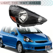 For Honda Fit 2007-2008 Factory Halogen Headlights Black Passenger Side Headlamp For Honda Fit 2007-2008 Factory Halogen Headlights Black Passenger Side Headlamp
