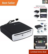Compact USB External CD Player for Vehicles Laptops: Plug Play Reliability