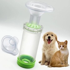 Cat Inhaler Spacer with 2 Size Masks, Aerosol Chamber Spacer for Cat's Breath