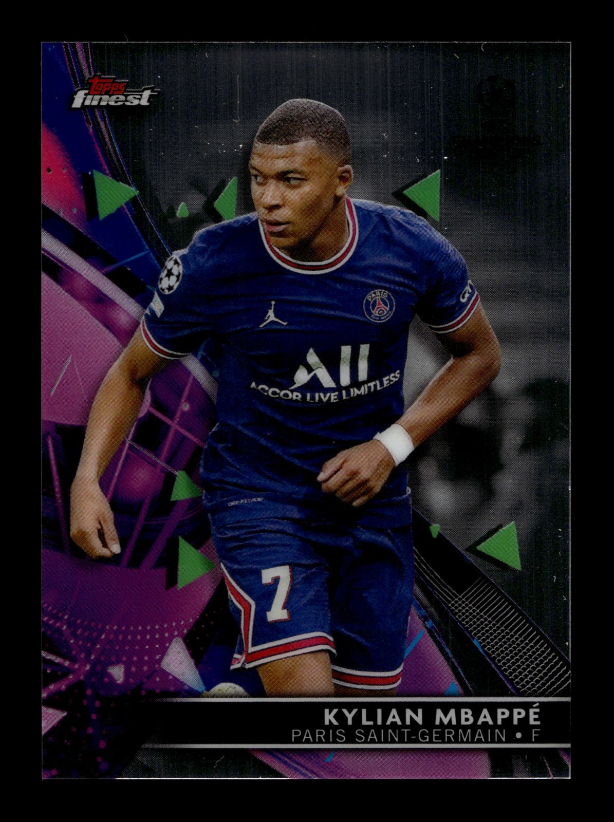 2021-22 Topps Finest UEFA UCL Champions #50 Kylian Mbappe