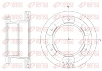 2X Remsa Bremsscheibe 61400.10 FüR Daily Iveco 306Mm 4 60C15 60C18 65C15 65C18