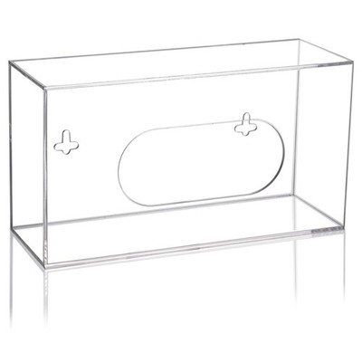 Acrylic Glove Box Holder Wall Mount Disposable Glove Dispenser Storage Organi...