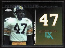 2008 Topps Chrome MEL BLOUNT Dynasties DYNC-MB Pittsburgh Steelers